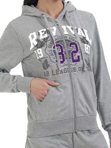 Women's Pants Set Plush Plush Fashion! - Grey - View 3