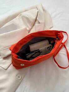 Orange Simple And Fashionable Shoulder Crossbody Bag - Yellow - View 10