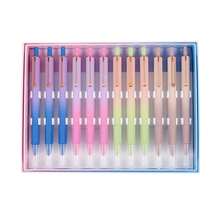 4 Bolígrafos Retráctiles De Colores Arcoíris Con Diseño Ergonómico Para Una Escritura Cómoda, Adecuados Para Uso En La Escuela, La Oficina Y El Hogar, Así Como Para Regalar, Vienen En Caja - Naranja Quemada - Ver 3