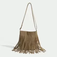 复古波西米亚风流苏马鞍包 新款时尚女士单肩斜挎包