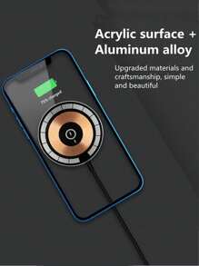 Bộ sạc không dây từ tính USB-C 15W tương thích với dòng iPhone 12/13/14/15 - màu đen - Xem 9