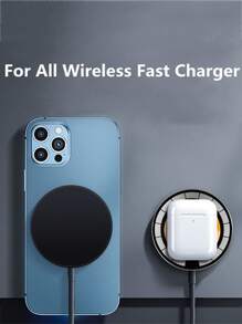 Bộ sạc không dây từ tính USB-C 15W tương thích với dòng iPhone 12/13/14/15 - màu đen - Xem 5