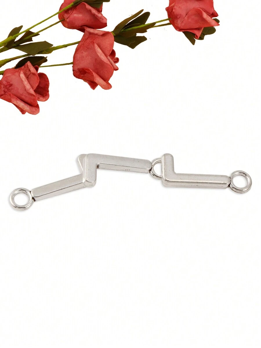 20入組/包鋅合金字母l形吊墜,適用於手鏈、項鏈和吊墜製作