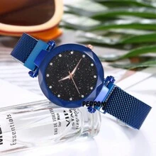 Reloj Relojes Mujer Iman Para Dama Mayoreo Proveedor Diseños - Azul - Ver 4