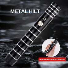 Usb充電第三代16色+漸變,聲光效果,具有重力感應功能的玫瑰金屬激光劍,升級版,派對用品,情人節,新年禮物,婚禮遊戲,浪漫遊戲 - 金色 - 查看 6