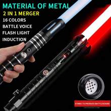 Usb充電第三代16色+漸變,聲光效果,具有重力感應功能的玫瑰金屬激光劍,升級版,派對用品,情人節,新年禮物,婚禮遊戲,浪漫遊戲 - 金色 - 查看 4