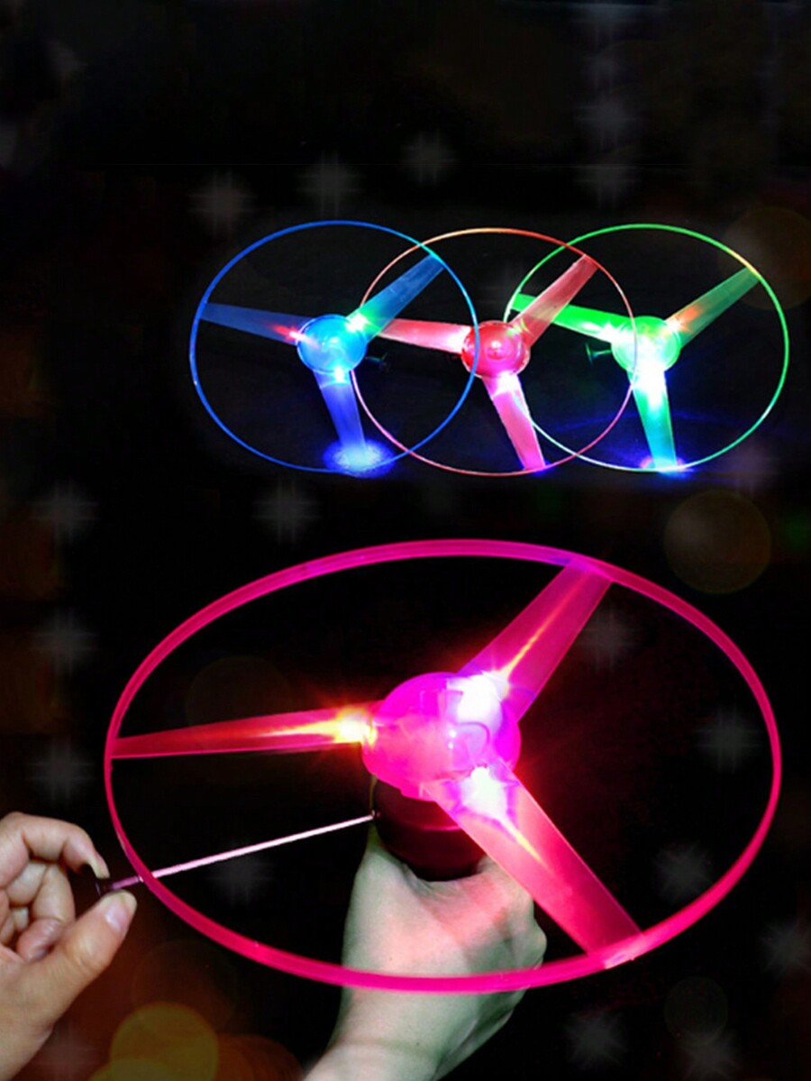 2 Sets Light Up Flying Saucer & Flying Disc Flying Toys Set