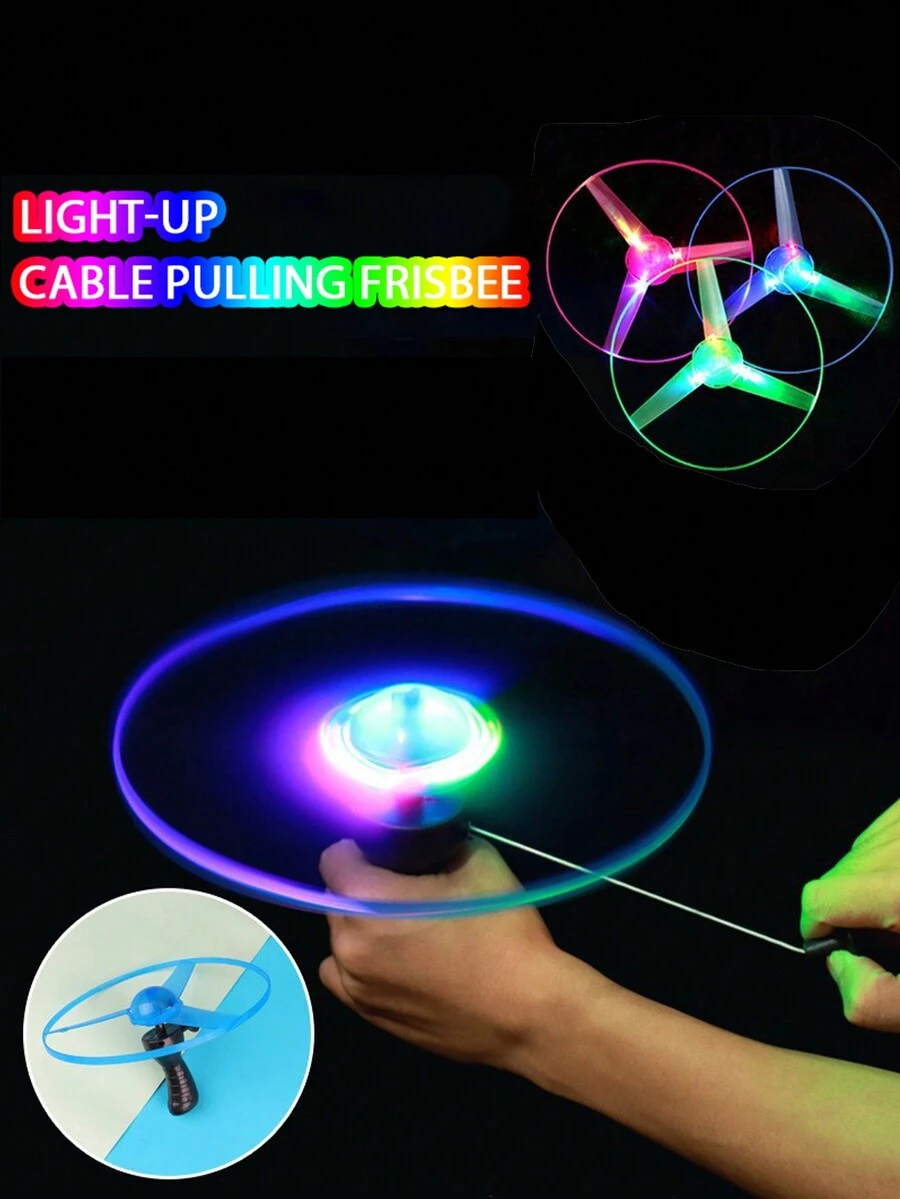 2 Sets Light Up Flying Saucer & Flying Disc Flying Toys Set