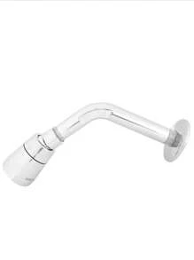 Regadera para baño ducha incluye brazo para media o baja presión distribucion de agua uniforme - Plateado - Ver 3