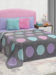 Home Elephant Frazada Matrimonial Gris Círculos Magic Suave - Gris - Ver 1