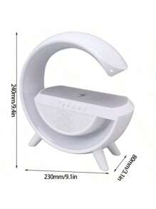 FANOVA Reloj despertador de luz color sorpresa con cargador inalámbrico  de 15 W inteligente gradual amanecer reloj despertador lámpara de noche regalo para bebés niños adultos dormir - Multicolor - Ver 4