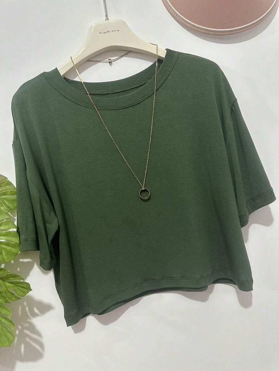 Women Tops - Army Green - View 1