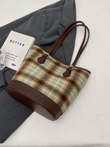 女士復古水桶包,2023秋冬新款時尚高端感單肩包&手提包