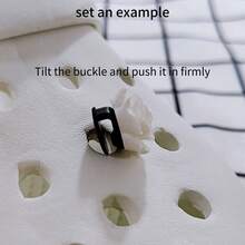 10入組朋克風格金色兔子形狀涼鞋裝飾鞋扣,時尚飾品適用於涼鞋 - 金色 - 查看 5