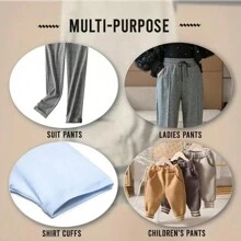 1捲邊帶膠布,適用於縮短牛仔褲和修補diy服裝配件。2m*2.4cm (78.74英寸*0.94英寸)