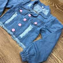 Young Girls Denim Jackets & Coats - 彩色 - 查看 2