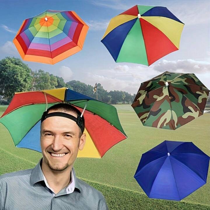 umbrella with hat