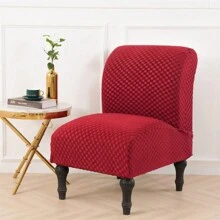 Christmas Armless Accent Chair Cover Xmas Stretch Chair Slipcover Soft Slipper Chair Covers Christmas Decoration Furniture Protector Covers For Living Dining Room Hotel Armless Accent Chair Cover Stretch Accent Chair Slipcover Xmas Decora - Đỏ - Xem 5