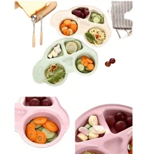 PLATO DE BEBE CON FORMA DE CARRO - Verde - Ver 3