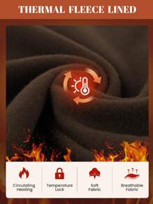 Desol Ladies' Thermal Lined Outdoor Sports Pants - Coffee Brown - View 4