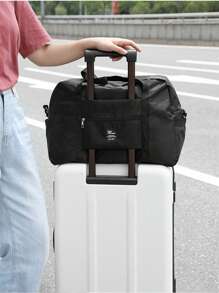 旅行行李收納袋,1入組大容量行李包裝收納包帶手柄