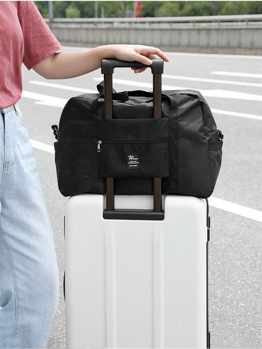 旅行行李收納袋,1入組大容量行李包裝收納包帶手柄