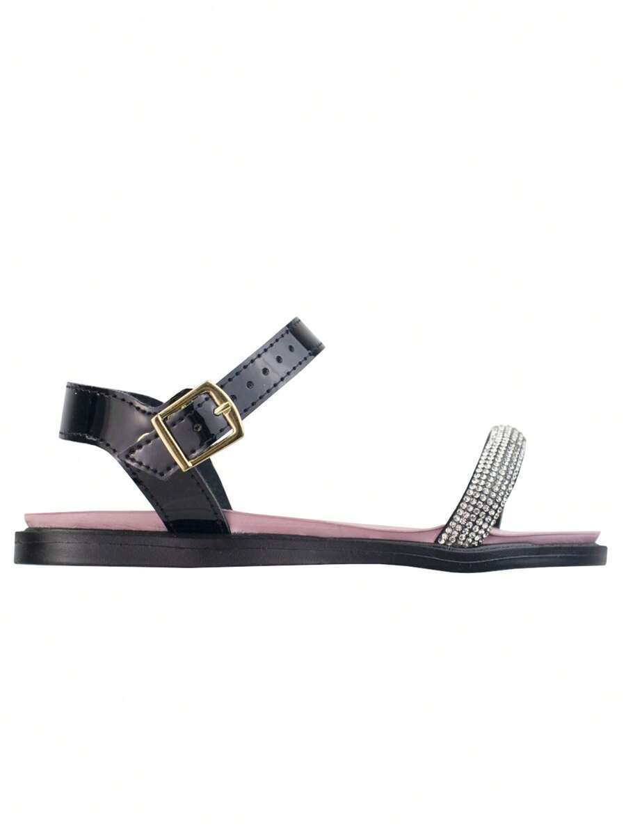 Kids Flat Sandals - màu đen - Xem 1