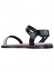 Kids Flat Sandals - màu đen - Xem 2