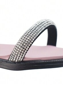 Kids Flat Sandals - màu đen - Xem 4