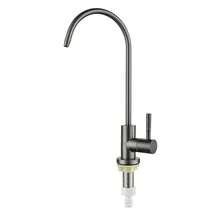 1pc Dark Gray 304 Stainless Steel Kitchen Water Purification Faucet For Sink Or Water Filter With 4cm Interface - Dark Grey - View 2
