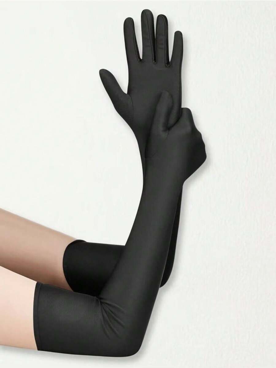 1 雙女 1920 年代復古長手套適合單身派對、萬聖節、婚禮、舞會和其他正式場合,