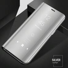 Étui à rabat miroir compatible avec Samsung Galaxy, compatible avec XiaoMi Redmi, compatible avec , ultra couverture