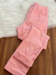 Women Jeans - Pink - View 4
