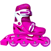 Patinetas en línea ajustables para niños con luz en las ruedas, juguetes acuáticos adecuados para juegos y fiestas en la piscina - Rosa Fucsia - Ver 4