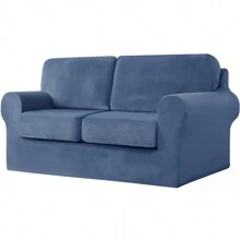 1/2/3 Seat Sofa Cover Velvet Stretch Couch Slipcover Protector + Cushion Cover Couch Chair Slipcover Sofa Protector
