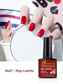 MISS CHEERING 6 Piece Nail Lacquer Set - Premium Manicure Tools, Vibrant Nail Polishes, Professional Gel Manicure, Home Gel Manicure Set, Complete Manicure Set, Includes Phototherapy Gel, Nail Polish Long Lasting Nail Glue - 霧霾藍 - 查看 2