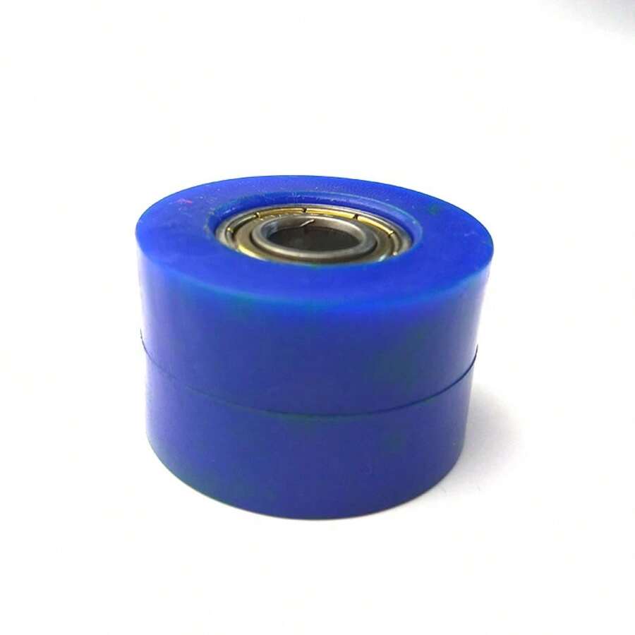 1pc Off-road Motorcycle Modified 8mm/10mm Chain Tensioner Roller With Durable & Mute Guide Wheel - Black and White - View 1