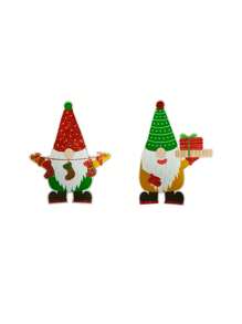 2pcs/set Christmas Pattern Outdoor Buried Ground Light - Multicolor - View 5
