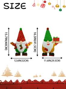 2pcs/set Christmas Pattern Outdoor Buried Ground Light - Multicolor - View 4