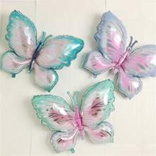 3pcs Butterfly Shaped Balloons,