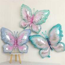 3pcs Butterfly Shaped Balloons,