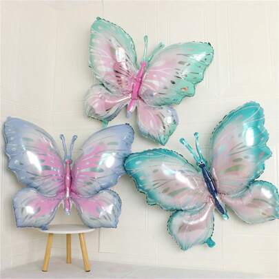 3pcs Butterfly Shaped Balloons,