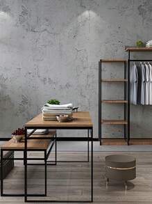 1 Cuộn 40cm*300cm Công nghiệp Phong cách Retro Vết nứt Tự dính Hình nền , Không thấm nước , Chống ẩm , Có thể giặt được Giấy dán tường Đối với Bối cảnh Tường , Màu xám Xi măng Màu xám - Màu Xám nhạt - Xem 1