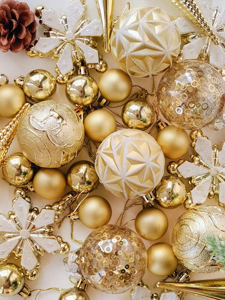24 palline decorative per albero di Natale da appendere