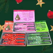 Juego de cuchillos de Navidad, oferta del - Rosa - Ver 2