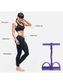 Extensor Tensão Forte Faixa Elástica 2 Elásticos Exercícios Treino Academia Ginástica