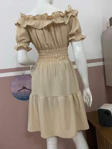 Women Dresses - Màu Khaki - Xem 5