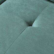 U-Shaped Sectional Sofa with 2 Removeable Ottoman and 4 Pillows - Green - View 4