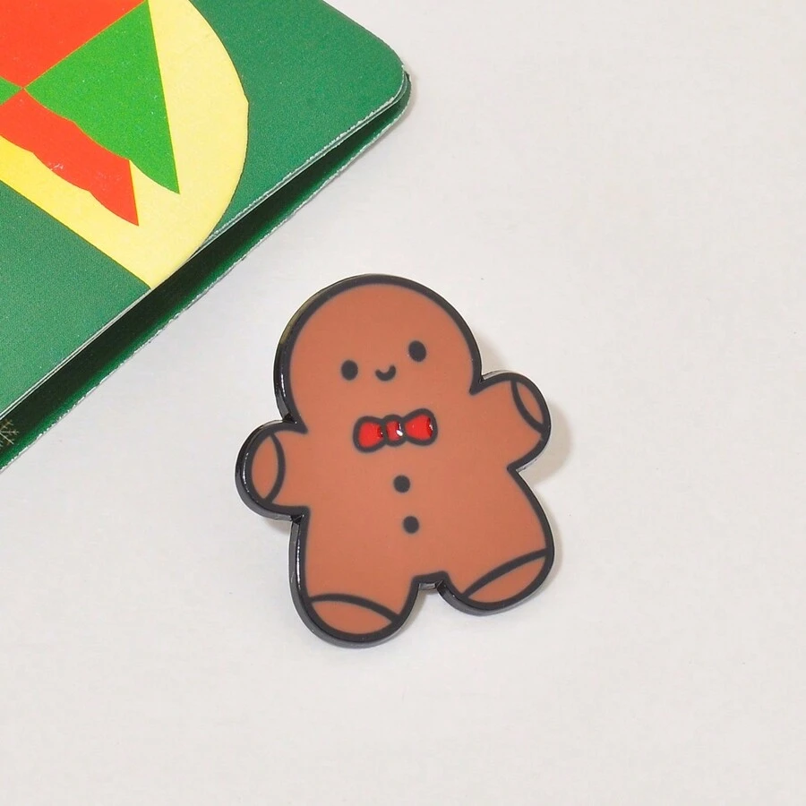 Cute Christmas Decorative Brooch - Multicolor - View 1