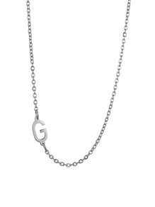 1 件女士不銹鋼首字母項鍊 A-z 大寫字母吊墜生日禮物 - 信件系列 - 查看 38